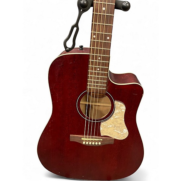 Used Art & Lutherie AMERICANA CW QIT RED Acoustic Electric Guitar