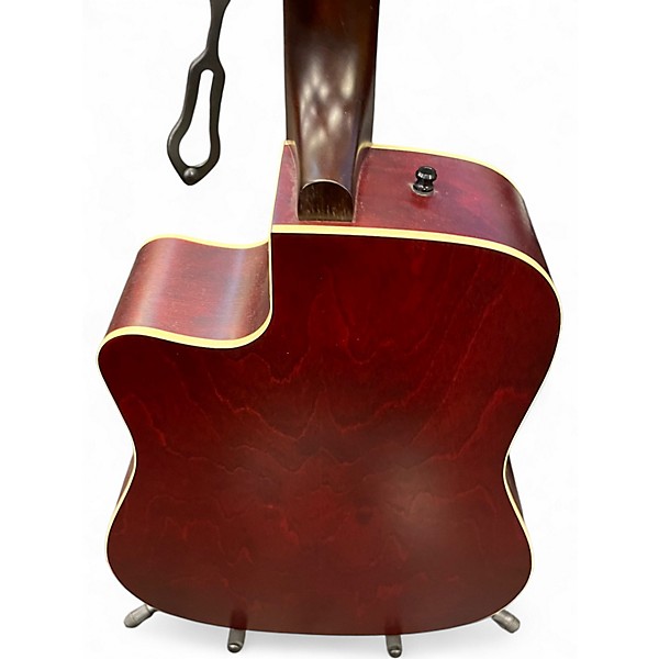 Used Art & Lutherie AMERICANA CW QIT RED Acoustic Electric Guitar