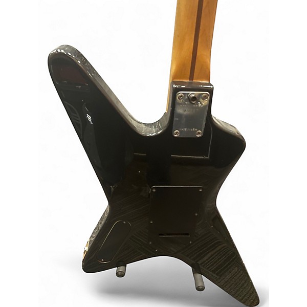Vintage 1980s Kramer VOYAGER Black Solid Body Electric Guitar