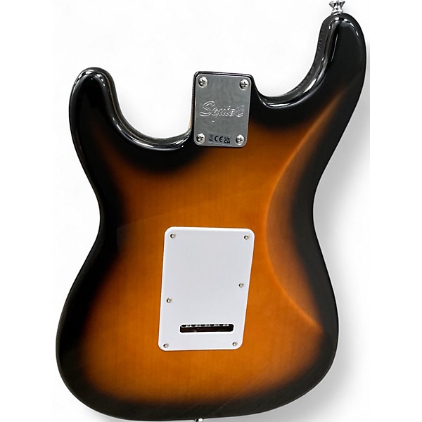 Used Squier Standard Stratocaster 2 Color Sunburst Solid Body Electric Guitar