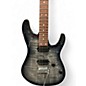 Used Ibanez AZ24S1F Transparent black Solid Body Electric Guitar