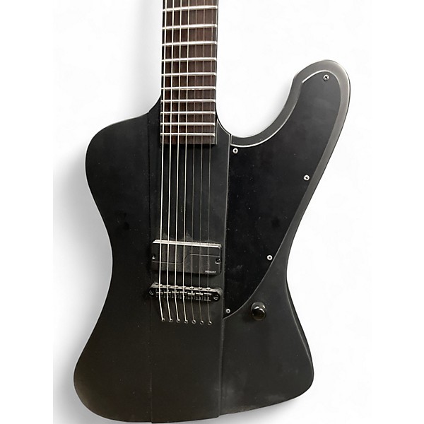 Used ESP LTD Pheonix 7 Black Metal Black Solid Body Electric Guitar
