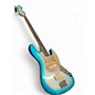 Used Fender Blu DeTiger Jazz Bass Sky Burst Sparkle Electric Bass Guitar