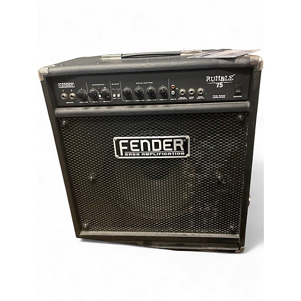 Used Fender Rumble 75 75W 1x12 Bass Combo Amp