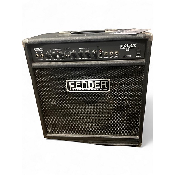 Used Fender Rumble 75 75W 1x12 Bass Combo Amp