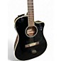 Used Fender CD140SCE Black Onyx Acoustic Electric Guitar