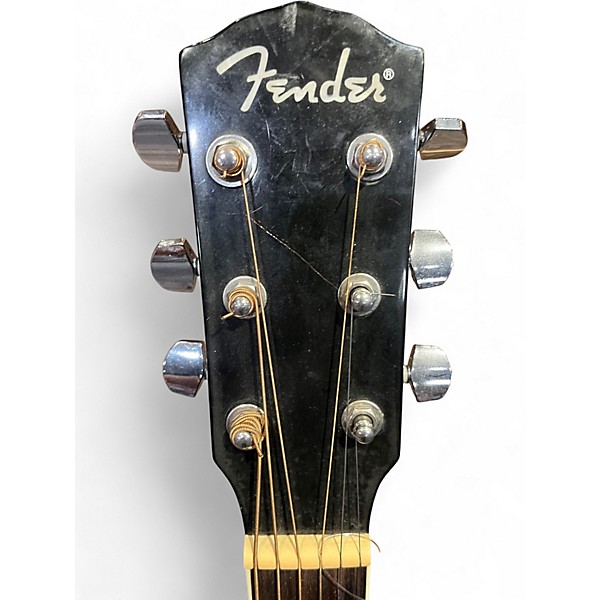 Used Fender CD140SCE Black Onyx Acoustic Electric Guitar