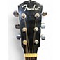 Used Fender CD140SCE Black Onyx Acoustic Electric Guitar