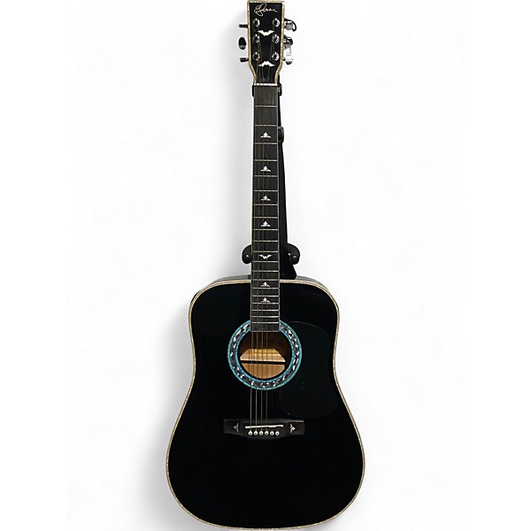 Used Esteban American Legacy T200 Turquoise Black Acoustic Electric Guitar