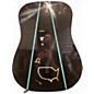 Used Esteban American Legacy T200 Turquoise Black Acoustic Electric Guitar