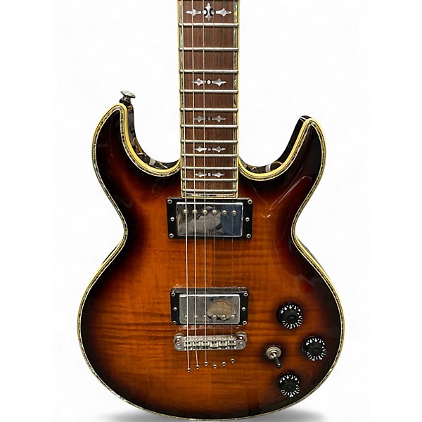 Used Schecter Guitar Research Diamond Series S1 Elite Antique Amber Solid Body Electric Guitar