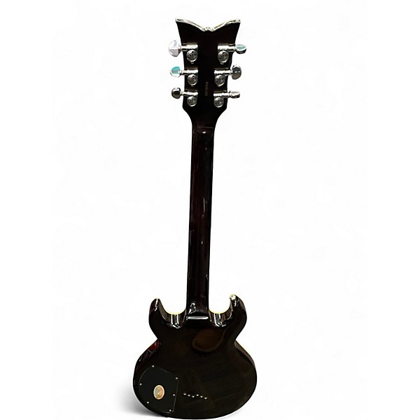 Used Schecter Guitar Research Diamond Series S1 Elite Antique Amber Solid Body Electric Guitar