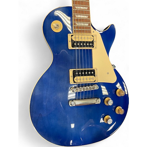 Used Gibson Les Paul Classic Chicago Blue Solid Body Electric Guitar