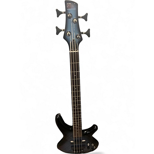 Used Ibanez SR250 Blue Burst Electric Bass Guitar