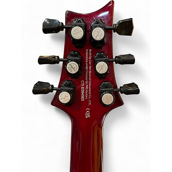 Used 2020s PRS SE Singlecut McCarty 594 Trans Red Solid Body Electric Guitar