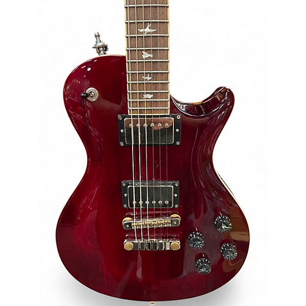 Used 2020s PRS SE Singlecut McCarty 594 Trans Red Solid Body Electric Guitar