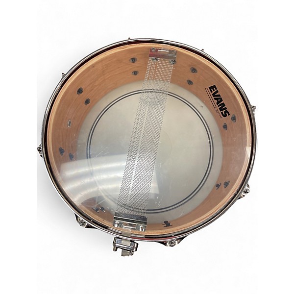Used Pearl 14in EXPORT SERIES SNARE RED WINE Drum
