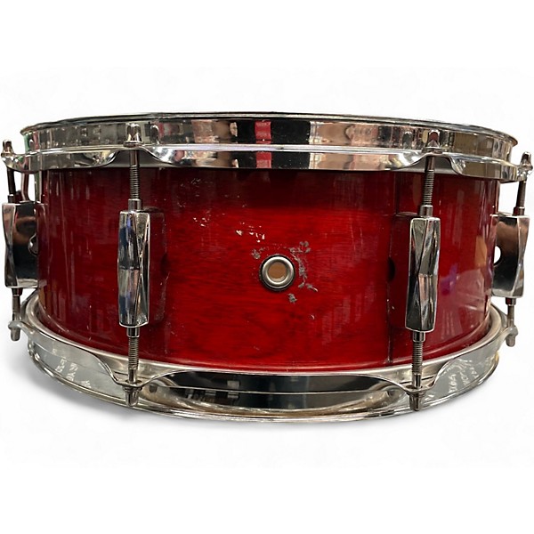 Used Pearl 14in EXPORT SERIES SNARE RED WINE Drum