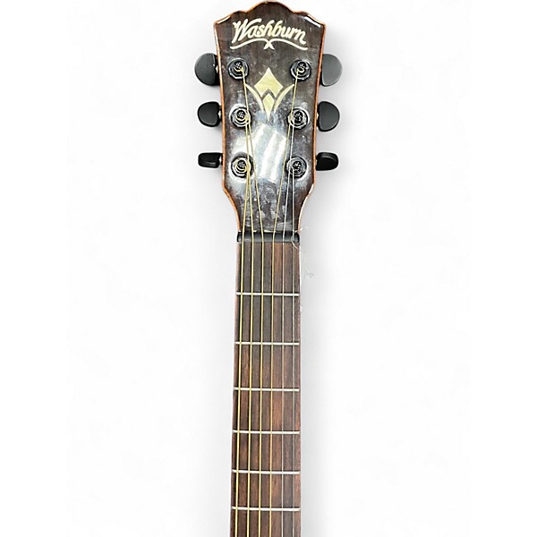 Used Washburn WCG25SCE Natural Acoustic Electric Guitar