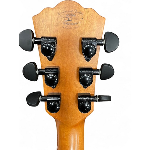 Used Washburn WCG25SCE Natural Acoustic Electric Guitar