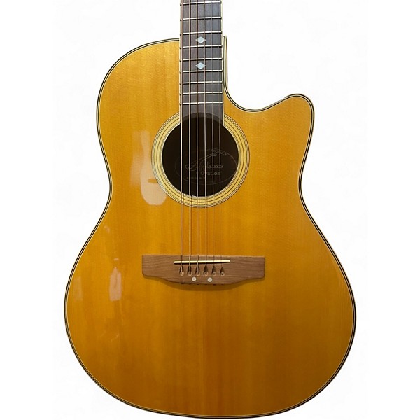 Used Applause AE36 Natural Acoustic Electric Guitar