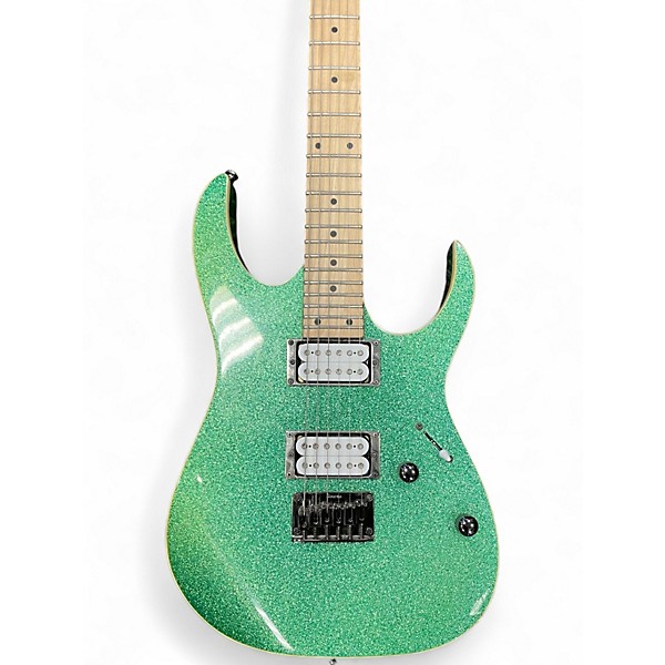 Used Ibanez RG421MSP Marine Sparkle Solid Body Electric Guitar