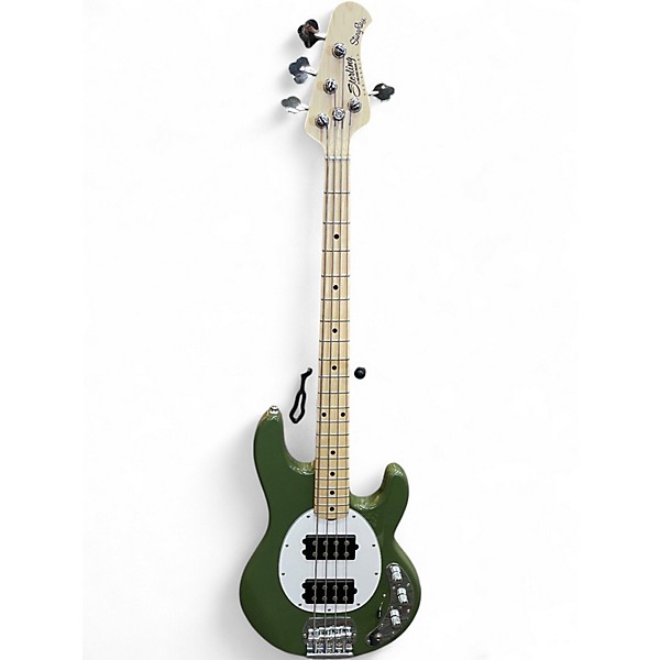 Used Sterling by Music Man Stingray Ray4HH Royal Olive Electric Bass Guitar