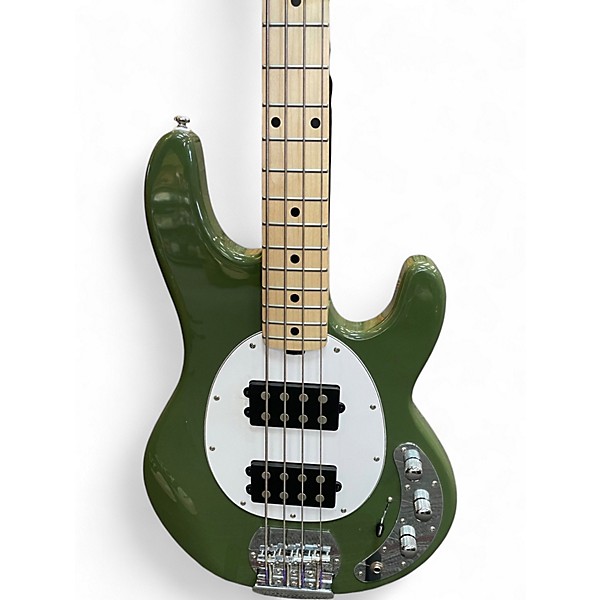 Used Sterling by Music Man Stingray Ray4HH Royal Olive Electric Bass Guitar
