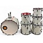 Used Pearl 6 Piece mx maple shell Classic White Drum Kit thumbnail