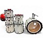 Used Pearl 6 Piece mx maple shell Classic White Drum Kit