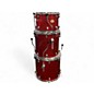 Used Ludwig 4 Piece Centennial zep red sparkle Drum Kit