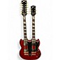 Used Gibson EDS1275 SG Double Neck Heritage Cherry Solid Body Electric Guitar thumbnail
