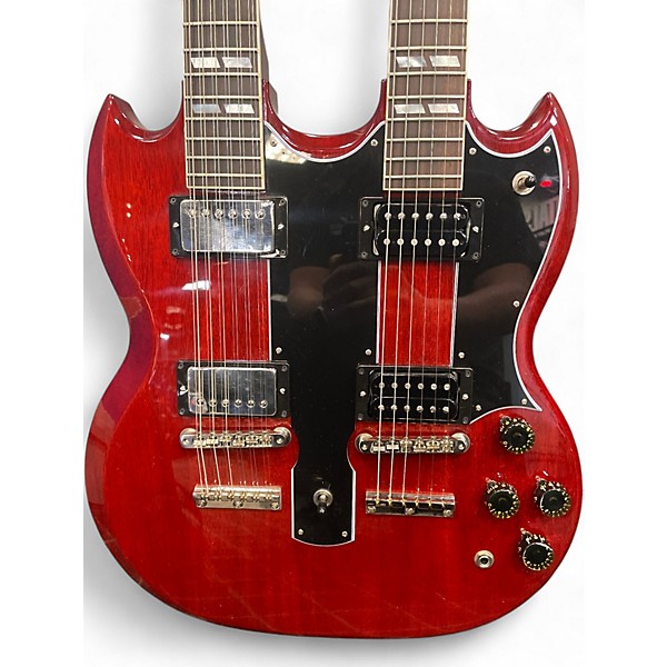 Used Gibson EDS1275 SG Double Neck Heritage Cherry Solid Body Electric Guitar
