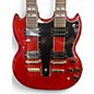 Used Gibson EDS1275 SG Double Neck Heritage Cherry Solid Body Electric Guitar
