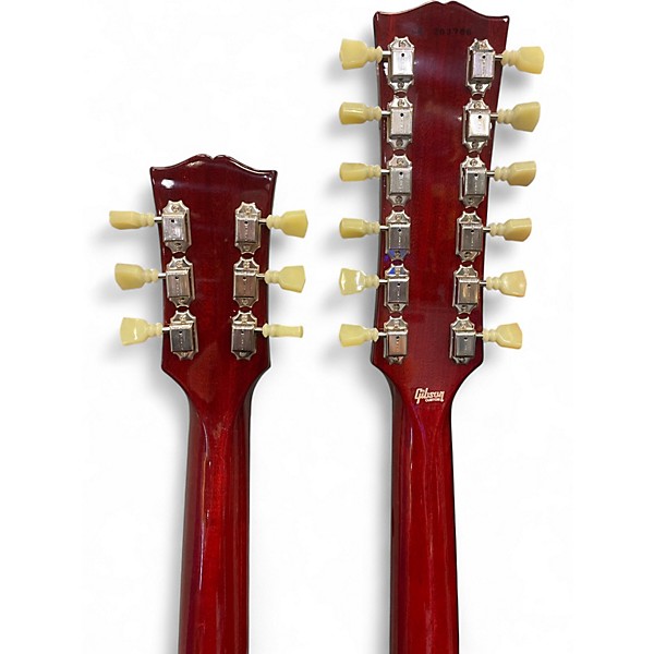 Used Gibson EDS1275 SG Double Neck Heritage Cherry Solid Body Electric Guitar