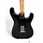 Used 1990 Fender Standard Stratocaster Left Handed Black and White Electric Guitar
