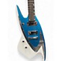 Used Eastwood BACKLUND Left Handed BLUE SILVER & WHITE Electric Guitar