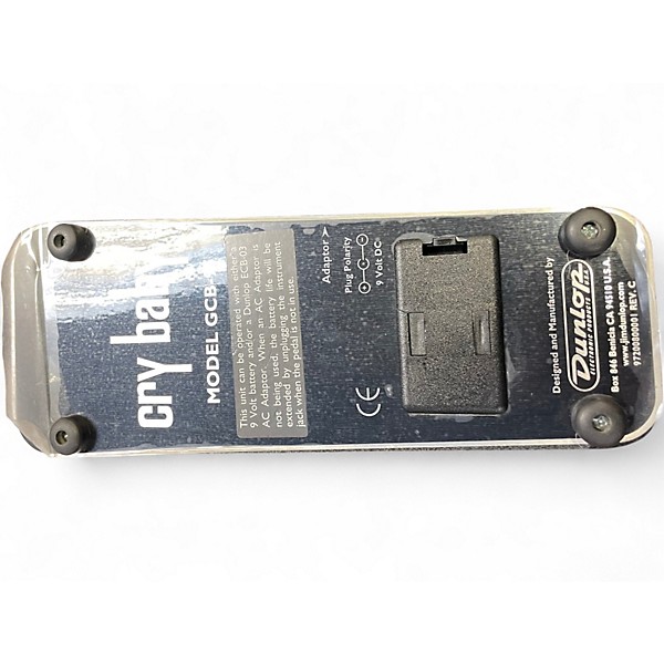 Used Dunlop GCB95 Original Crybaby Wah Effect Pedal