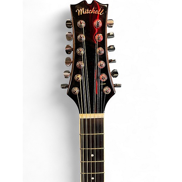 Used Mitchell D120S 12EN Natural 12 String Acoustic Electric Guitar