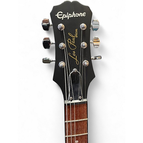 Used Epiphone Les Paul Special Vintage Edition worn black Solid Body Electric Guitar