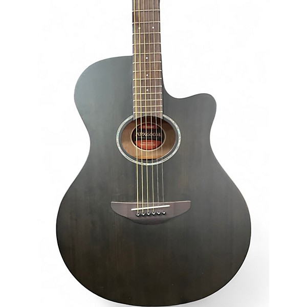 Used Yamaha APX600M smokey black Acoustic Electric Guitar