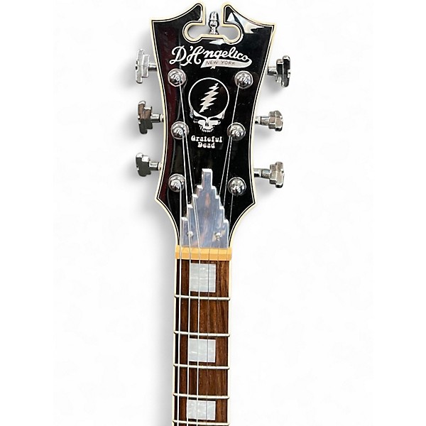 Used D'Angelico grateful dead dc60th premier Custom Graphic Hollow Body Electric Guitar