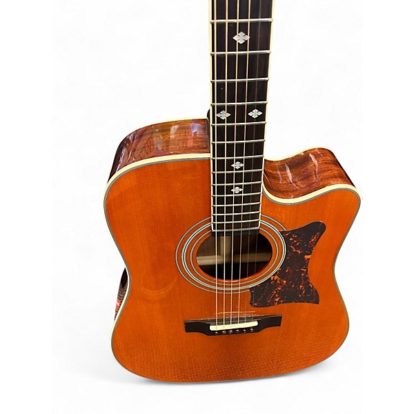 Used Epiphone DR500MCE Masterbuilt Natural Acoustic Electric Guitar