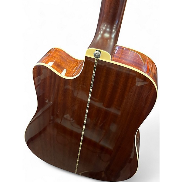 Used Epiphone DR500MCE Masterbuilt Natural Acoustic Electric Guitar