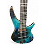 Used Ibanez SRMS805 Tropical Turquoise Electric Bass Guitar