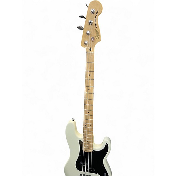 Used Squier AFFINITY PJ Olympic White Electric Bass Guitar