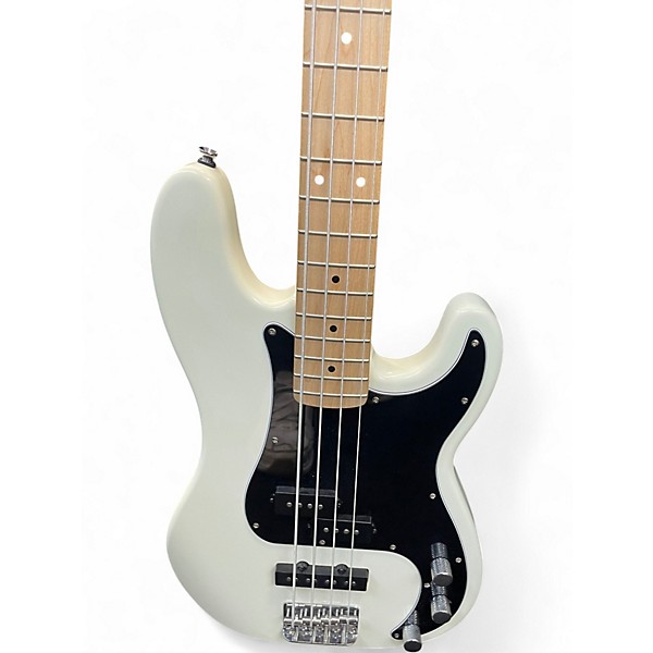Used Squier AFFINITY PJ Olympic White Electric Bass Guitar