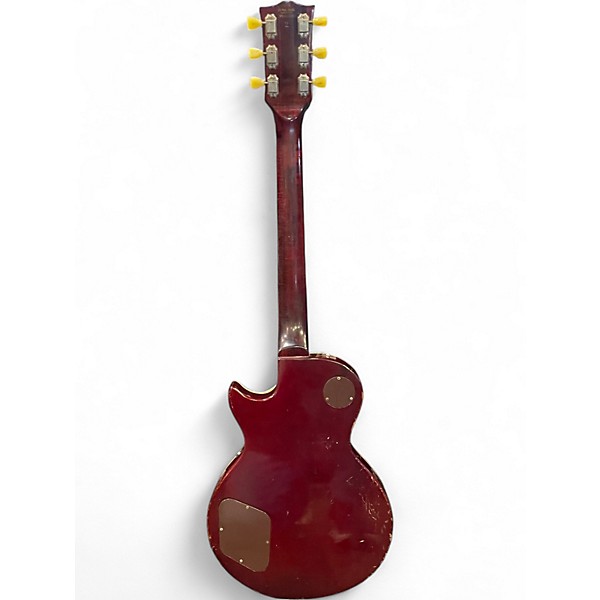 Vintage 1975 Gibson Les Paul Deluxe Wine Red Solid Body Electric Guitar