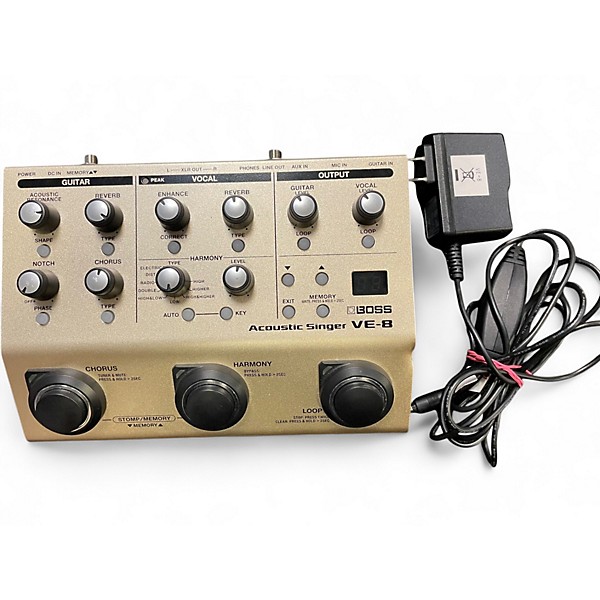 Used BOSS VE8 Acoustic Singer Effect Processor
