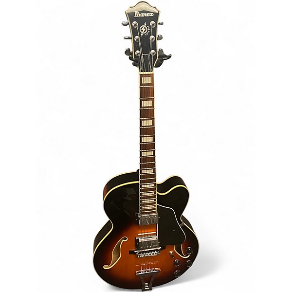 Used Ibanez AF75 Sunburst Hollow Body Electric Guitar